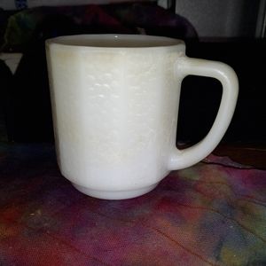 Vtg 1940-50’s Federal White Milk Glass Coffee Mug  HEAT PROOF